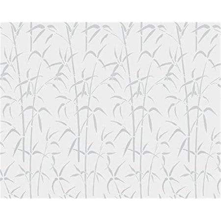 Lovelyhome 17 x 59 in. Static Cling Window Film, Bamboo LO2623811
